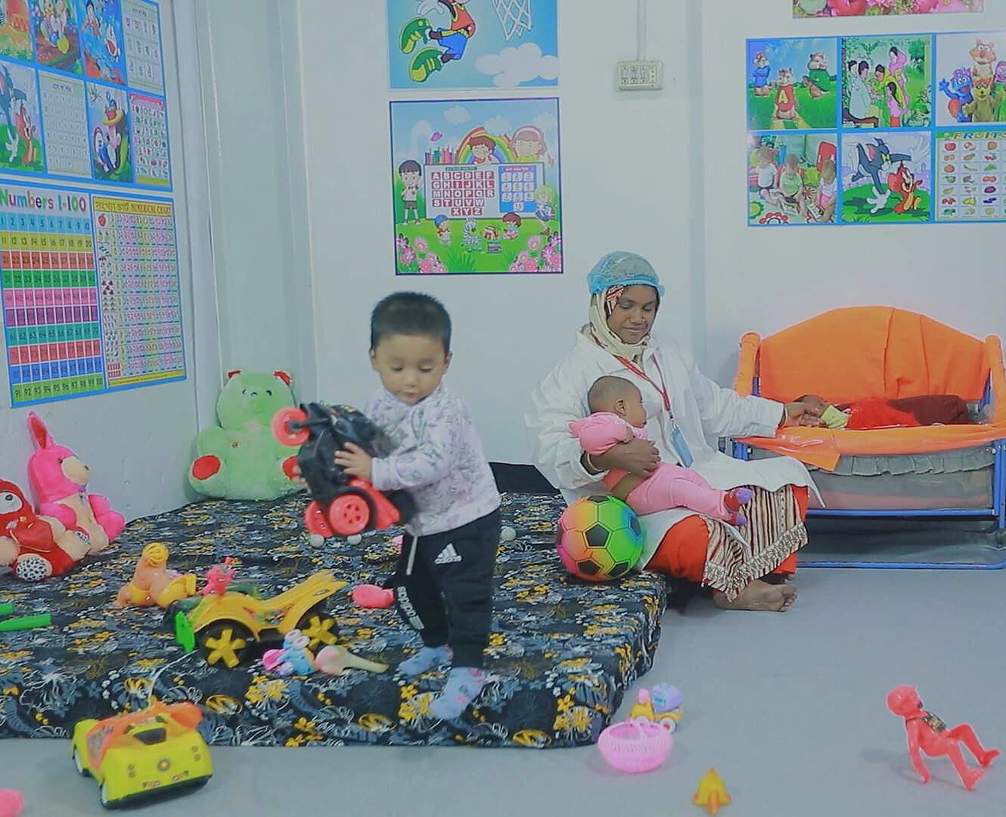 Childcare facility at the factory