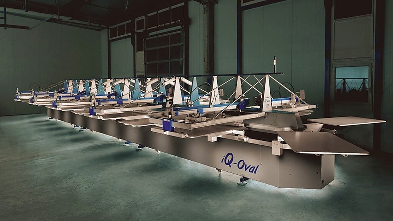 Automatic oval printing machines